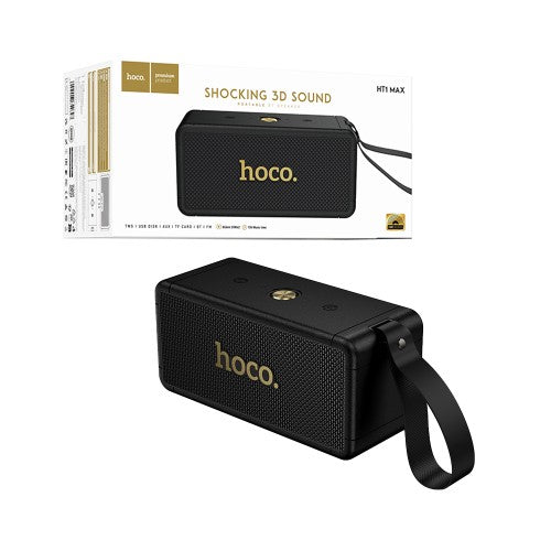 Hoco Portable Wireless Speaker HT1 Max Marquis Sports Black