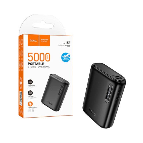 Power Bank Hoco J158 Runner 5000mAh Preto