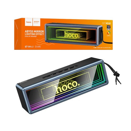 Hoco Wireless Bluetooth Speaker HC40 Sports with RGB LED Black
