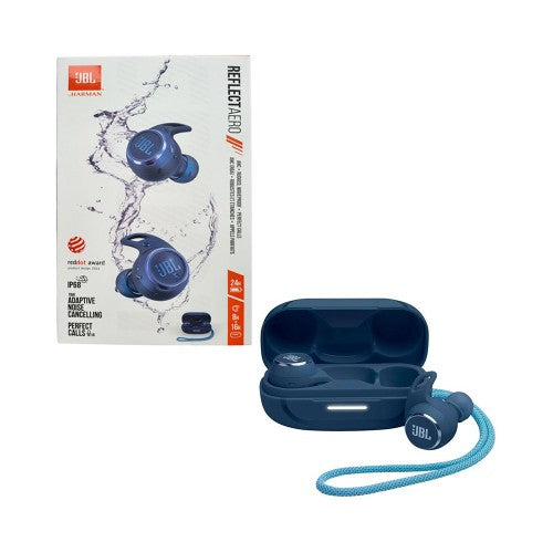 Auscultadores Intra-auriculares True Wireless JBL Reflect Aero com Cancelamento de Ruído Azul