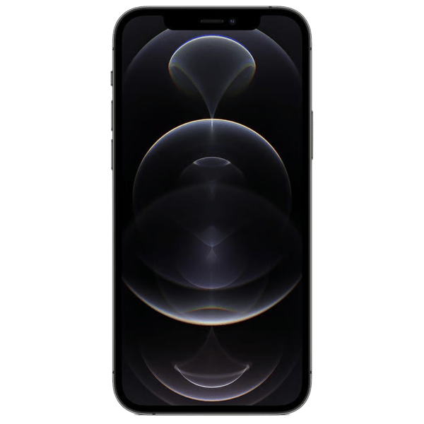 iPhone 12 Pro Max Graphite front view; representative product image