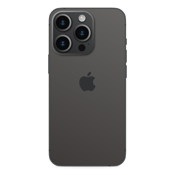 Apple iPhone 15 Pro 128GB Recondicionado Grau A+ 6,1" Titânio Preto